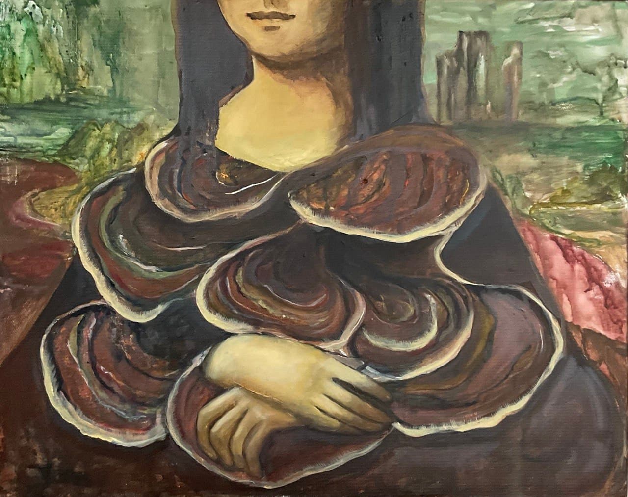 Она